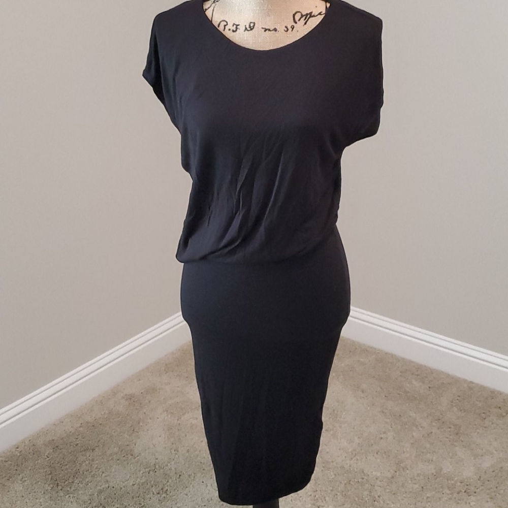 Black spandex dress